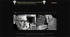 Desktop Screenshot of geronimomateos.com