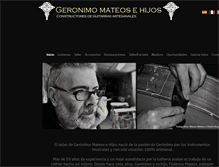 Tablet Screenshot of geronimomateos.com